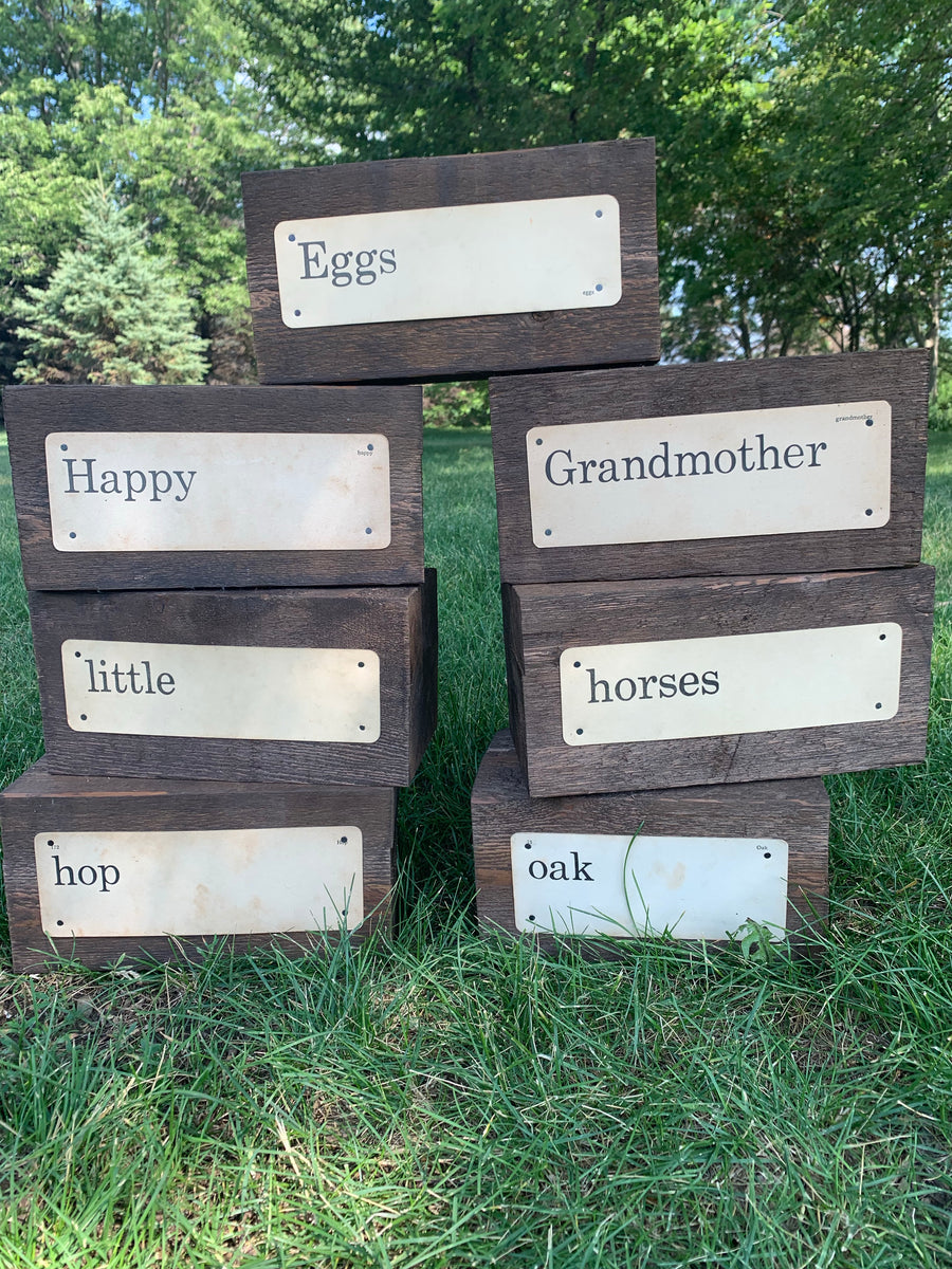 Vintage Flashcards Act of Canvas