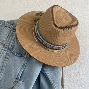 Bonnie (Straw Short Brim)