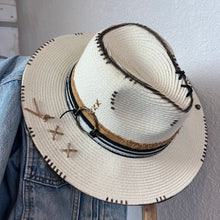 Load image into Gallery viewer, Tan and Black Combo (Straw)