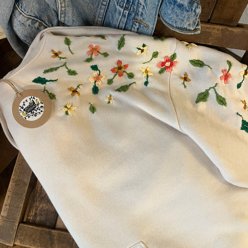 Hand Embroidered Sweatshirt PRE ORDER (S)