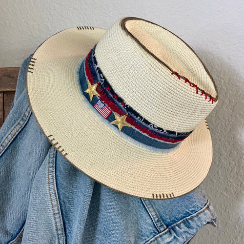 Never Forgotten (Straw Short Brim)