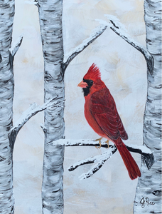 Wendy’s Snowy Cardinal