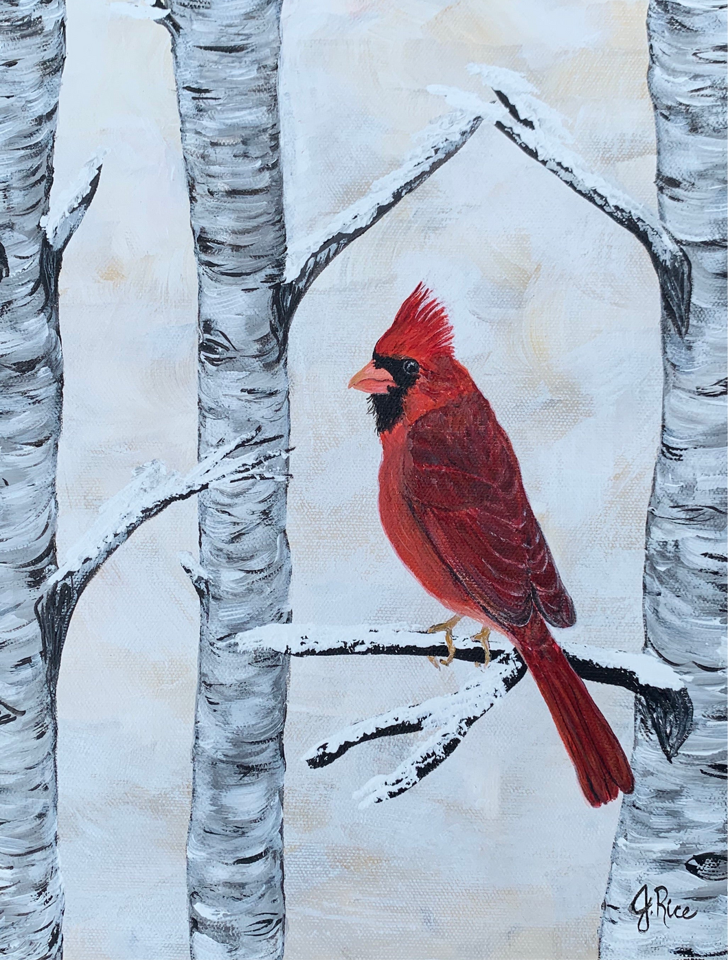 Wendy’s Snowy Cardinal