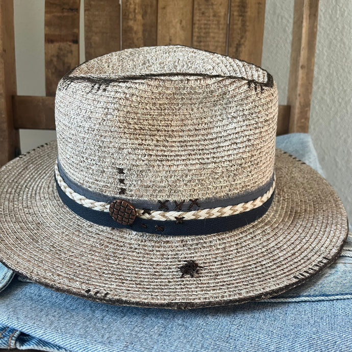 Out By the Sea (Straw Short Brim)