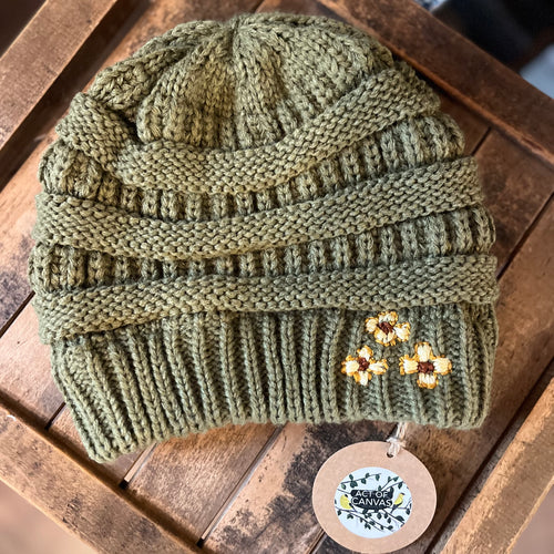 Olive Beanie (stocking hat) O/S Fits Most