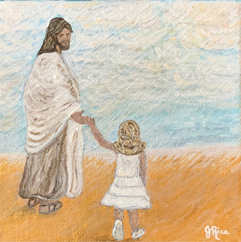 Taking His Hand