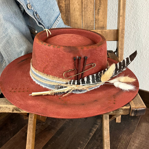 Burnt Beauty (Wool Bolero Hat)