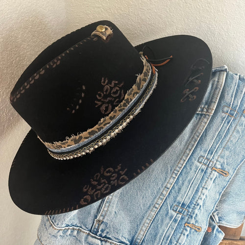 Lil’ Boo Thang (Black Wide Brim)