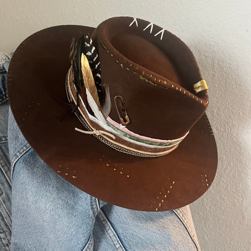 Zeeke Custom Remaining Pmt (Wool Wide Brim) 59 cm