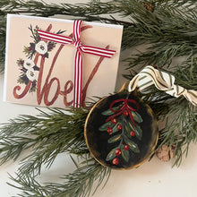 Load image into Gallery viewer, Mistletoe Ornament (with greeting card)