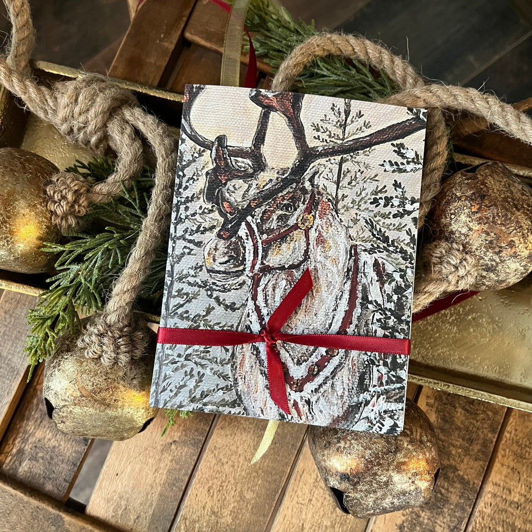 Reindeer Greeting Cards (set of 5)
