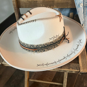 Chain and Barbed Wired (Wide/Scoop Brim)
