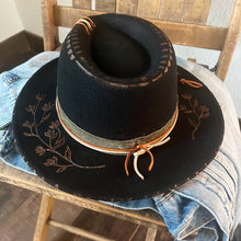 Load image into Gallery viewer, Little Black Hat (Short Brim)