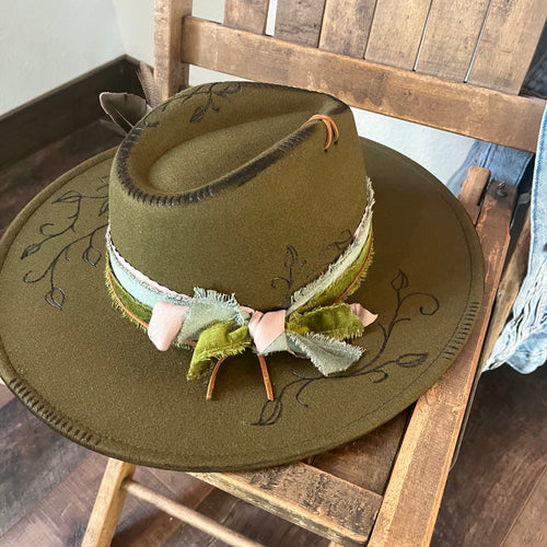 I’ll Take It In Olive (Wide Brim)