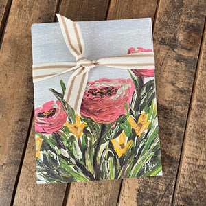 Blush Floral Greeting Cards (set of 5)