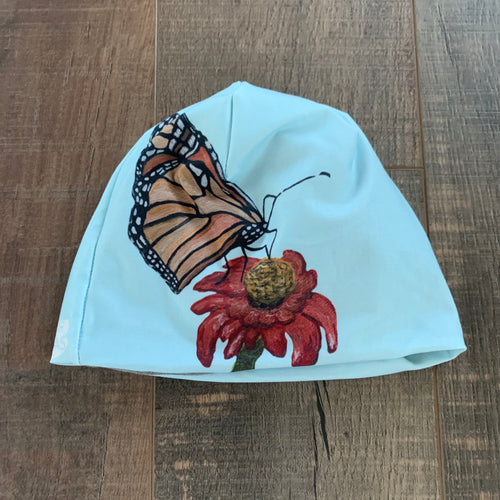 Light Blue Monarch Beanie Youth Size