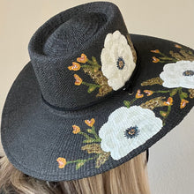 Load image into Gallery viewer, White Anemones Sunhat