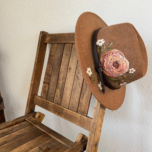 Golden/Orange Ranunculus Short Brim