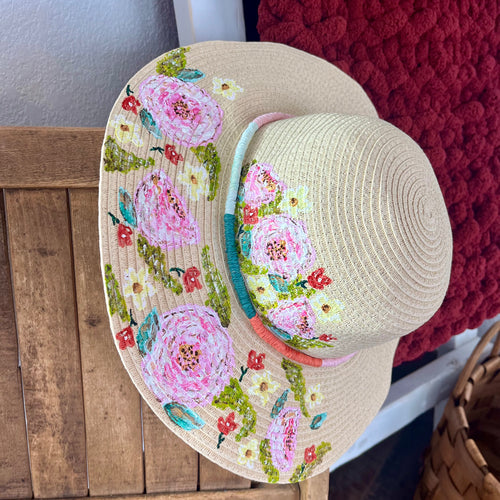 Light Pink Ranunculus Youth Sunhat