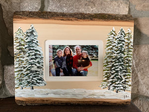 Painted Wooden Picture Frame