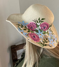 Load image into Gallery viewer, Pink Ranunculus Sunhat