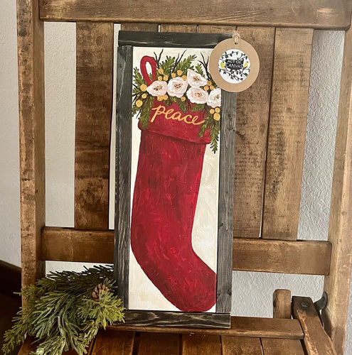 Red Peace Stocking