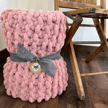 Load image into Gallery viewer, Pink Knitted Blanket