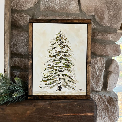 Winter Tree on Canvas