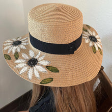 Load image into Gallery viewer, Black and White Youth Sunhat