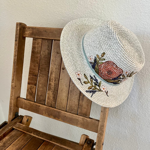 Gray Fedora Sunhat